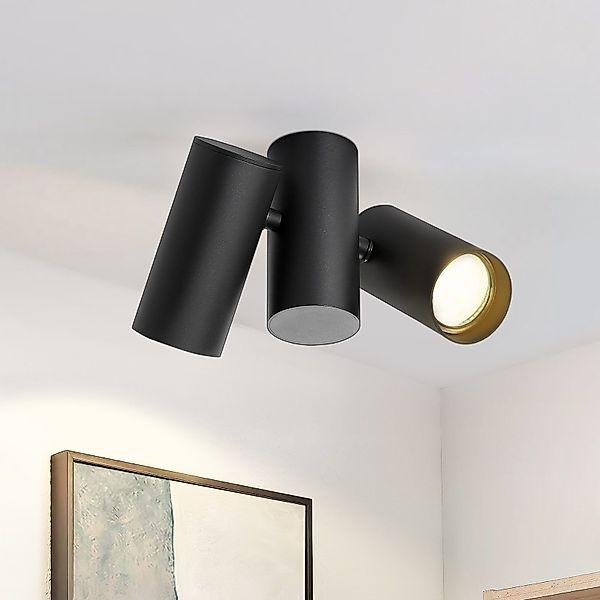 ZMH Deckenstrahler 2 Flammig Schwarz/Weiß Deckenlampe günstig online kaufen