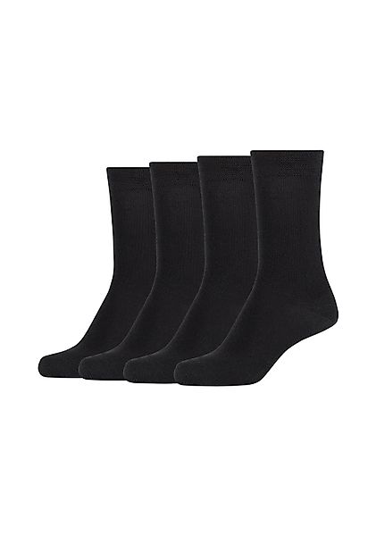 Camano Basicsocken "ca-soft" 4 Stk. tlg. Mit Piquee-Bund ohne Gummidruck günstig online kaufen