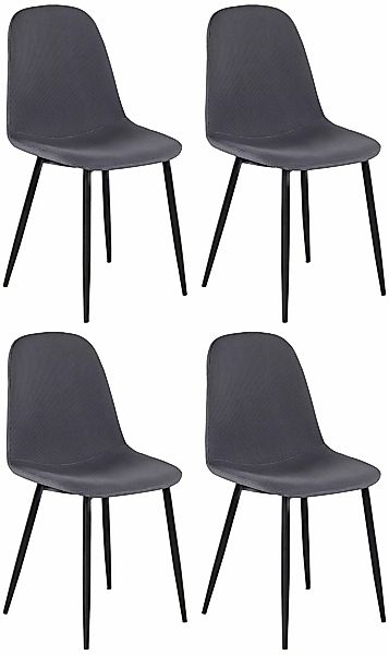 INOSIGN Essgruppe »Danny-Miller«, (Set, 5 tlg., Set 100 cm), Glastisch 100x günstig online kaufen