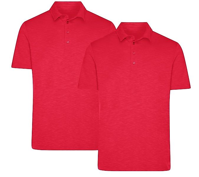 James & Nicholson Poloshirt Attraktives Herren Funktionspolo im Doppelpack günstig online kaufen