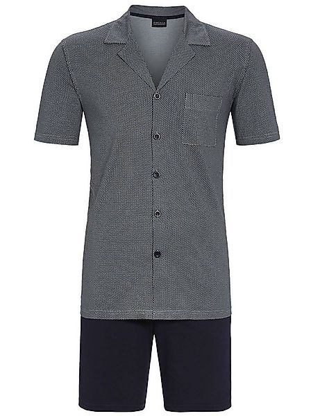 Ringella Pyjama Herren Shorty mit Knopfleiste günstig online kaufen