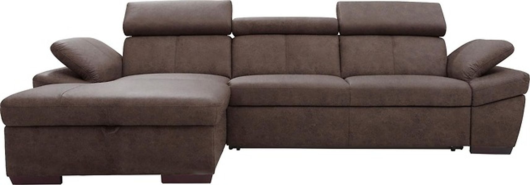 exxpo - sofa fashion Ecksofa »Salerno, Funktionssofa, Breite 280cm, hoher S günstig online kaufen