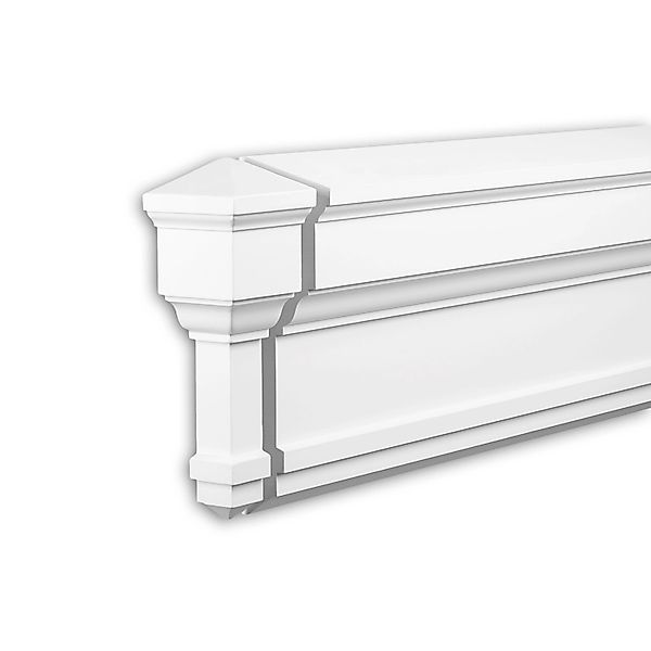 PROFHOME 481031 Stirnelement Fassadenstuck Zierelement Fassaden Element 9,6 günstig online kaufen