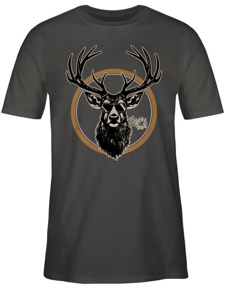 Shirtracer T-Shirt Cooler Hirsch Hirschgeweih Jäger günstig online kaufen