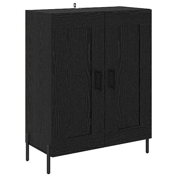 vidaXL Sideboard Schwarz Eichen-Optik 69,5 x 34 x 90 cm 881605 günstig online kaufen