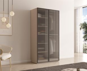 Compleo Kleiderschrank mit Fronten gefräst und günstig online kaufen