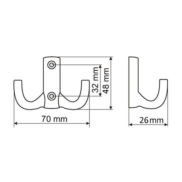 SO-TECH® Garderobenhaken Kleiderhaken JULIE BA 32 günstig online kaufen