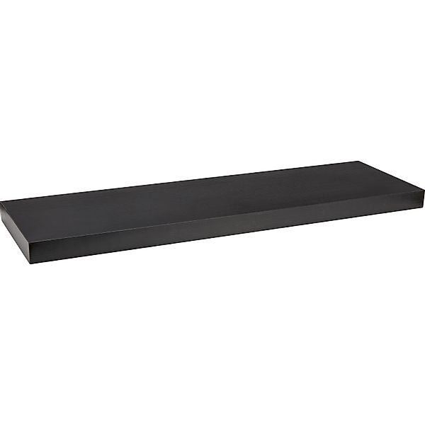 Wandregal Carlton 80 cm x 24 cm x 3,8 cm Schwarz günstig online kaufen