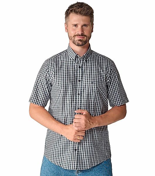 CASAMODA Kurzarmhemd "CASAMODA Freizeithemd Kurzarm kariert" günstig online kaufen