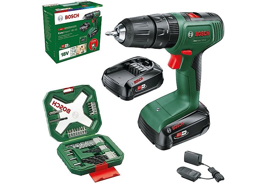 Bosch Home & Garden Akku-Schlagschrauber EasyImpact 18V-40, 40 Nm, inkl. 2 günstig online kaufen