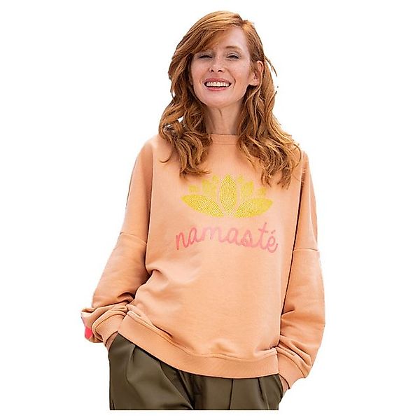 Miss Goodlife Sweater Miss Goodlife MG9374 Sweater Namaste Strass, Powder/n günstig online kaufen