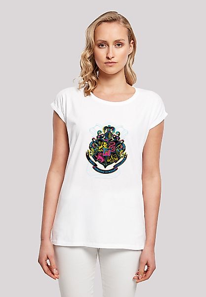 F4NT4STIC T-Shirt "Harry Potter Neon Hogwarts Crest", Print günstig online kaufen