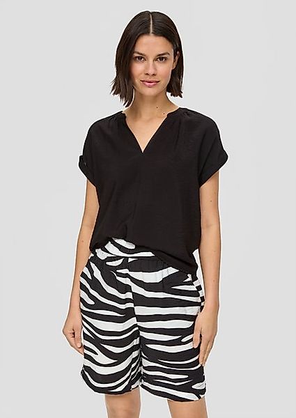 s.Oliver Shorts Leichte Shorts mit Elastikbund Artwork günstig online kaufen