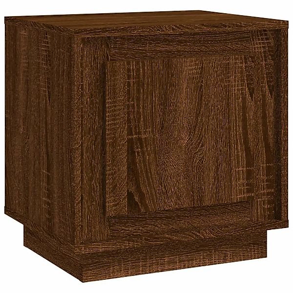 Vidaxl Nachttisch Braun Eichen-optik 44x35x45 Cm Holzwerkstoff günstig online kaufen