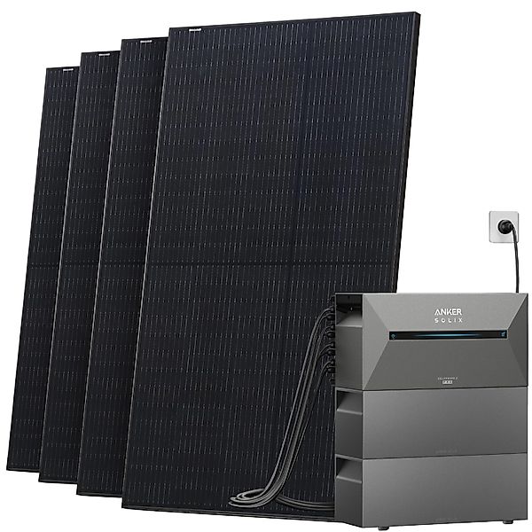 Solarway All In One Balkonkraftwerk 2000W mit Anker Solix 2 PRO Speicher St günstig online kaufen