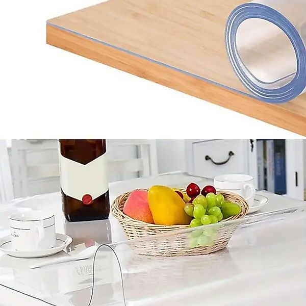 Dekonaz Tischdecke PVC Transparent - Geruchlose günstig online kaufen