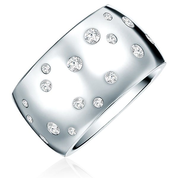 Rafaela Donata Fingerring silber, verziert mit günstig online kaufen