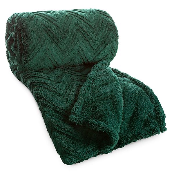 Wohndecke HYGGE Kuscheldecke mit Fischgrät-Struktur, Design91, günstig online kaufen