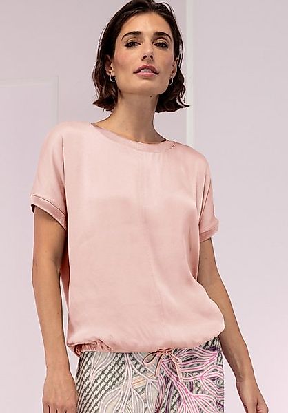 bianca Rundhalsshirt JULIE aus modernem Materialmix in Trendfarben günstig online kaufen