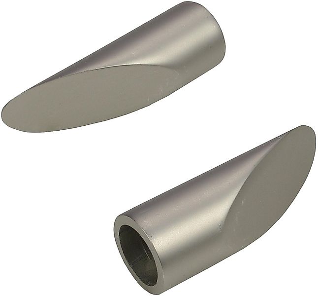 Liedeco Gardinenstangen-Endstück Cut, Gardinen, (Set, 2-St), günstig online kaufen
