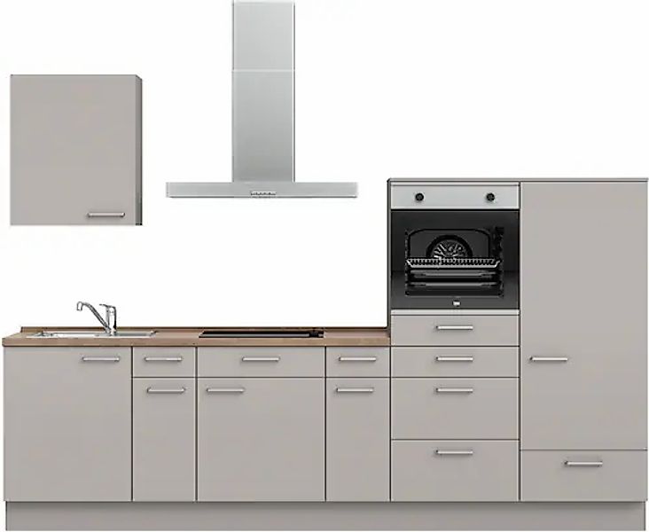 nobilia® Küchenzeile »"Touch I"«, vormontiert, Ausrichtung wählbar, Breite günstig online kaufen