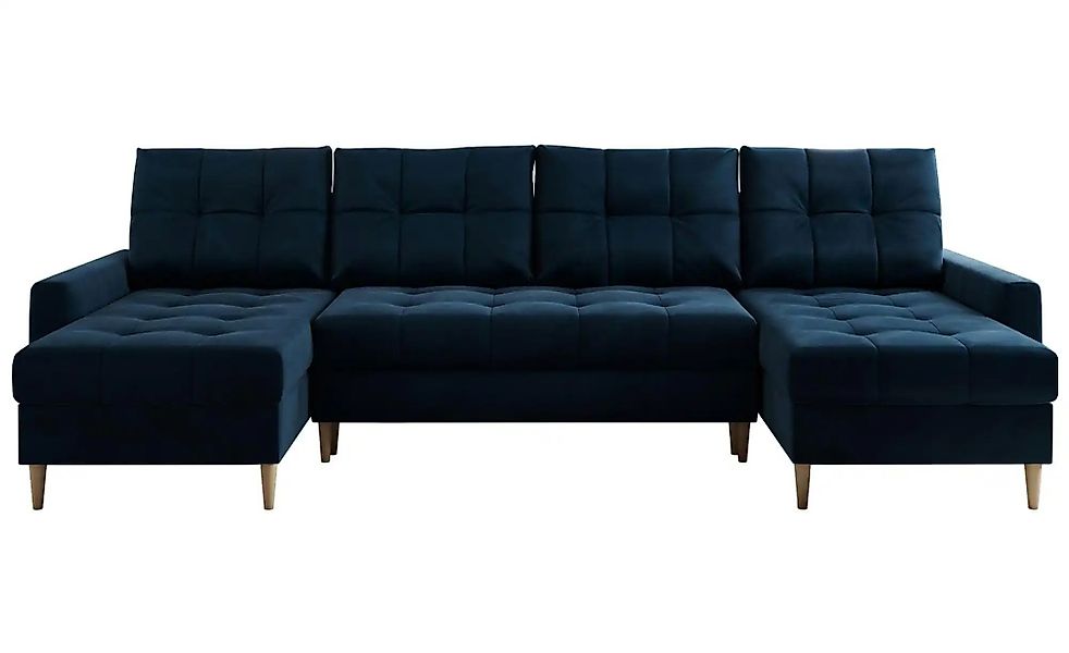 Wohnlandschaft mit Schlaffunktion Astra ¦ blau ¦ Maße (cm): B: 290 H: 75 Po günstig online kaufen