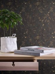 A.S. Création Tapete Barockmuster Schwarz und Gold 53 cm x 10,05 m AS-37413 günstig online kaufen