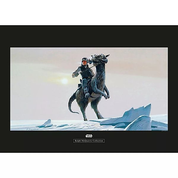 KOMAR Wandbild - Star Wars Classic RMQ Hoth Tauntaun - Größe: 70 x 50 cm me günstig online kaufen