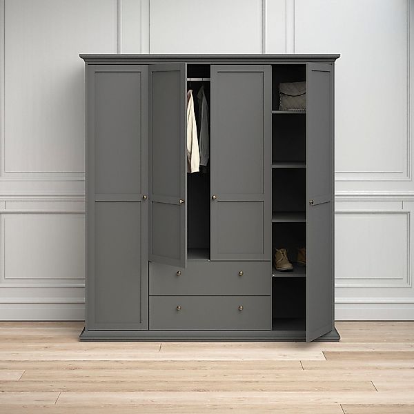 Home affaire Kleiderschrank "Paris, Aufbewahrung Kasten Schrank Stauraum, m günstig online kaufen