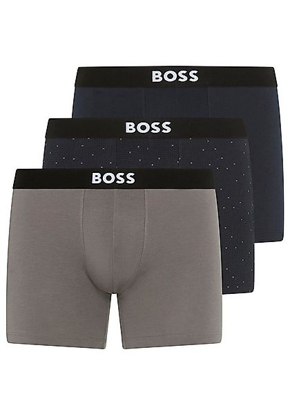 BOSS Boxershorts Boxer Brief 3P BOSS ONE (3-St) elastischer Bund mit Logo, günstig online kaufen