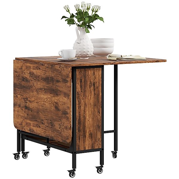 HOMCOM Klapptisch klein, 130 x 80 x 74 cm, Küchentisch klappbar, Klapptisch günstig online kaufen