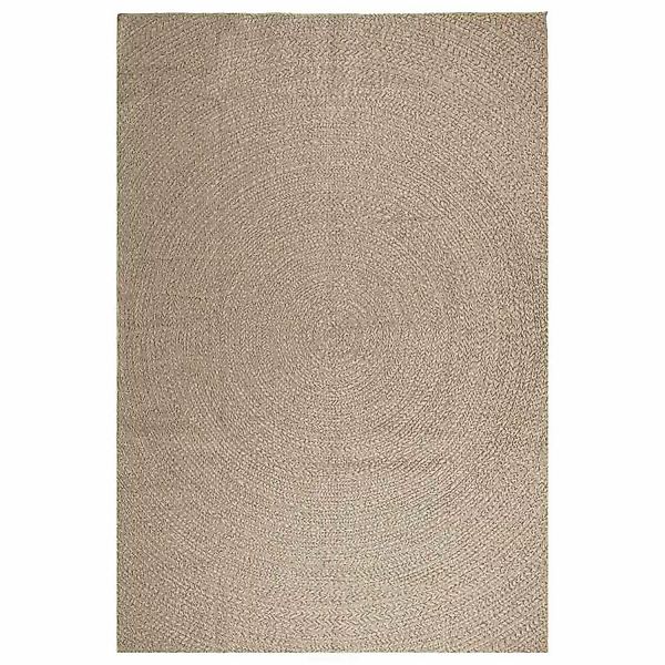vidaXL Teppich Zizur Beige 240x340 Cm Juteoptik Indoor Und Outdoor 2232147 günstig online kaufen