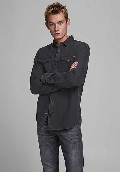 Jack & Jones Jeanshemd JJESHERIDAN im Workwear-Stil mit robuster Baumwollqu günstig online kaufen