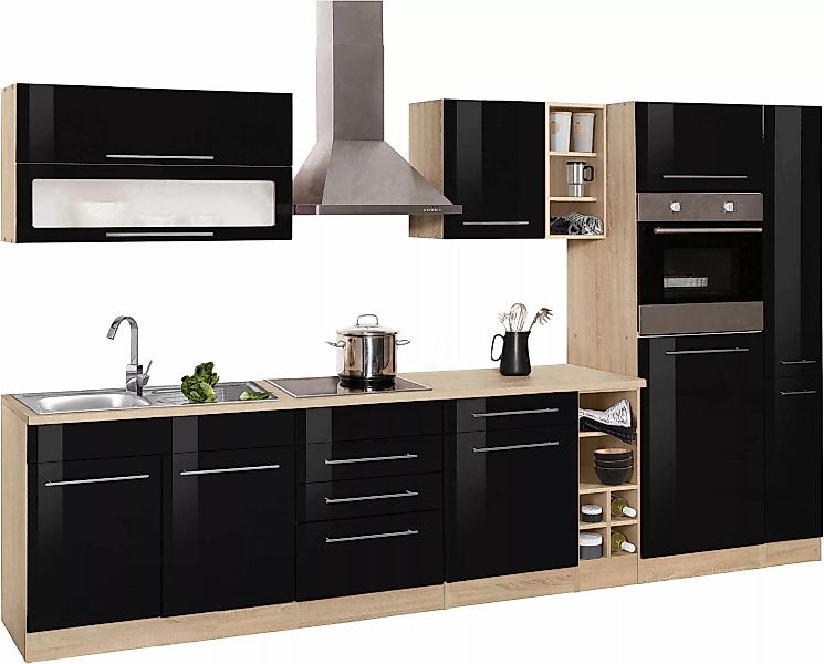 KOCHSTATION Küchenzeile »KS-Eton«, ohne E-Geräte, Breite 330 cm günstig online kaufen