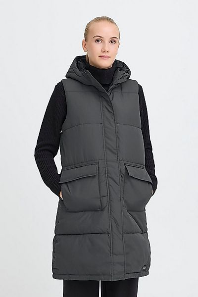 OXMO Steppweste OXMINNA LONG VEST Modische Steppweste mit Kapuze günstig online kaufen