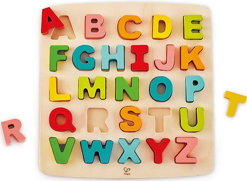 Hape Steckpuzzle Puzzle mit Großbuchstaben, 26 günstig online kaufen