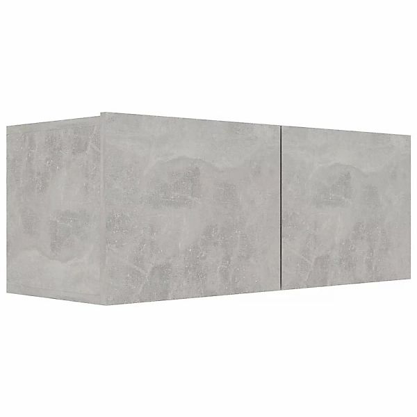 Tv-schrank Betongrau 80x30x30 Cm Spanplatte günstig online kaufen