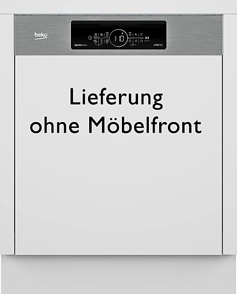 BEKO teilintegrierbarer Geschirrspüler "BDSN36541XP" 8,9 l 15 tlg. Maßgedec günstig online kaufen