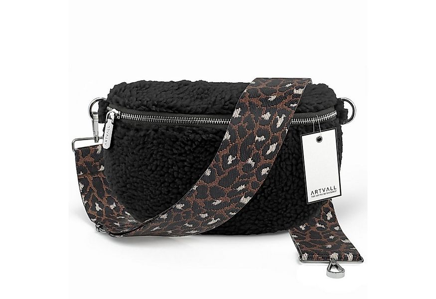 ARTVALL Umhängetasche Teddy Handtasche Brusttasche Crossbody Bag Schwarz (T günstig online kaufen