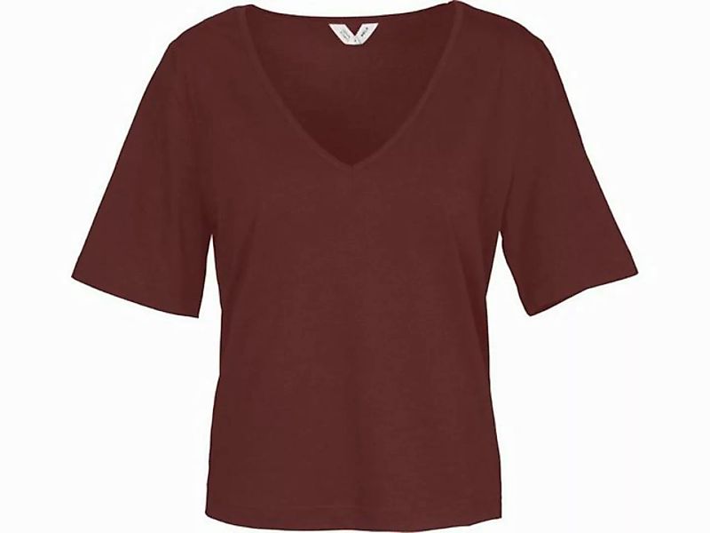 MELA Kurzarmshirt Damen V-Neck T-Shirt LALI günstig online kaufen