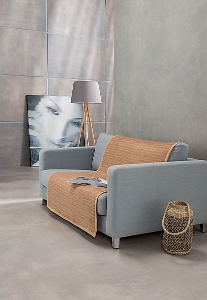 IBENA Sofaschoner "Fano" 100 x 200 cm (Breite x Länge), mit modernen Streif günstig online kaufen
