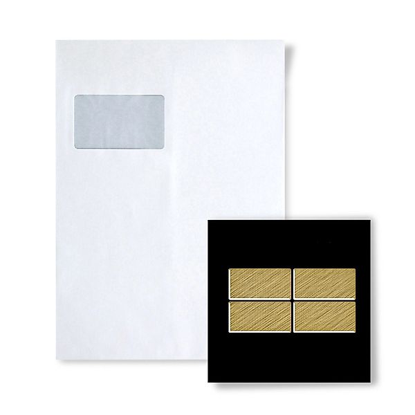 ALLOY Mosaik MUSTER S-Bauhaus-Ti-GB Bauhaus Titan Gold Gebürstet günstig online kaufen
