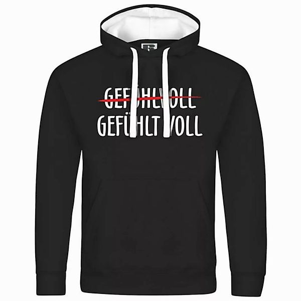 deinshirt Kapuzenpullover Herren Kapuzenpullover Gefühlt Voll Mit Print Mot günstig online kaufen