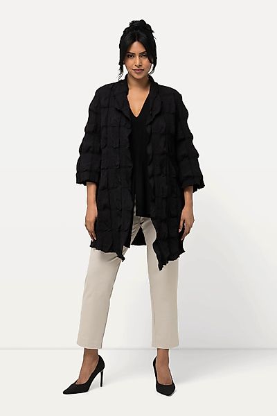 Ulla Popken Sommerjacke Jacke 3D-Struktur A-Linie günstig online kaufen