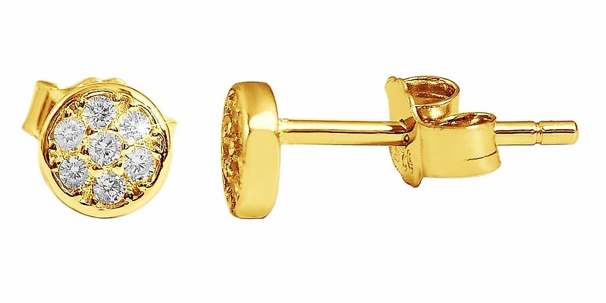 Adelia´s Paar Ohrhänger "Damen Ohrringe – Ohrstecker aus 925 Silber mit Zir günstig online kaufen