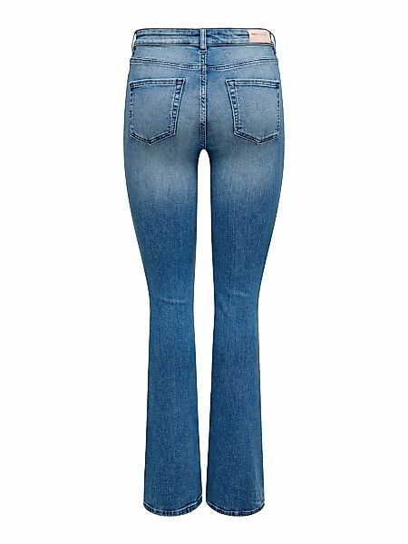 ONLY Bootcut-Jeans "ONLBLUSH MID FLARED DEST ANA671" mit Destroyed Effekt günstig online kaufen
