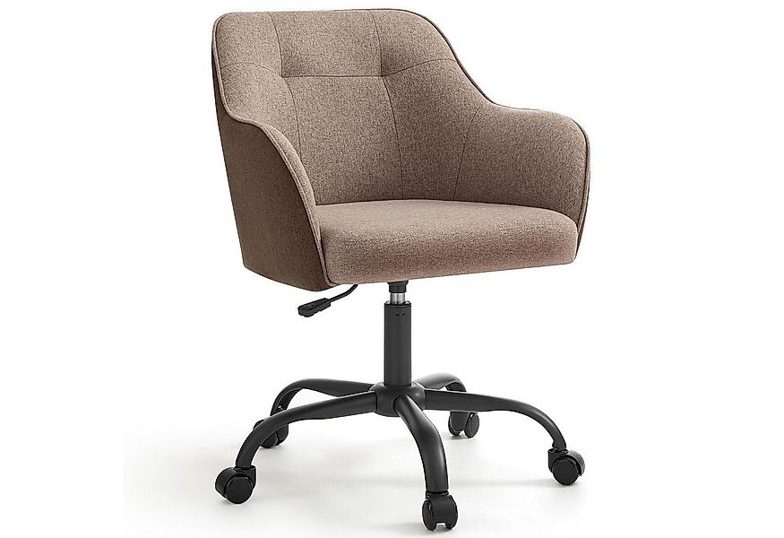 SONGMICS Bürostuhl (1 St), höhenverstellbar, atmungsaktiv, Baumwoll-Leinen- günstig online kaufen