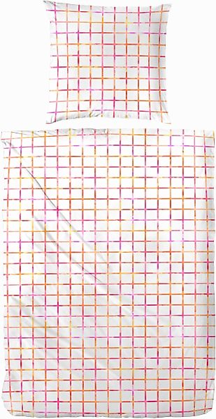 Primera Bettwäsche "Spotted" 2 Stk. mit Karomuster günstig online kaufen