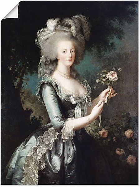 Artland Wandbild "Marie Antoinette, 1783" Menschen 1 Stk. tlg. als Alubild, günstig online kaufen