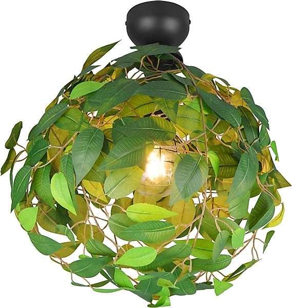 lightling Deckenleuchte Lea, ohne Leuchtmittel, IP20 Indoor, Stoffschirm, Ø günstig online kaufen